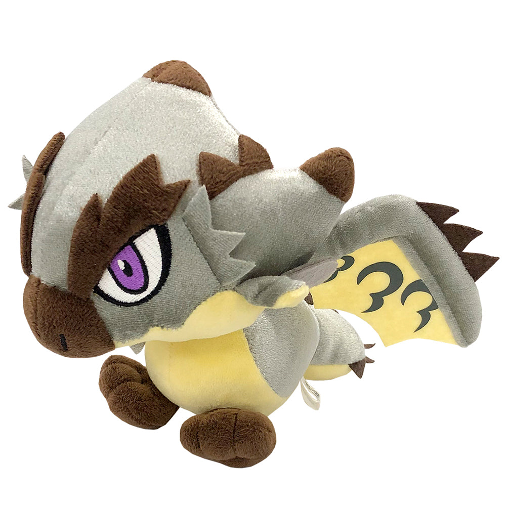Monster Hunter Chibi Plush Silver Rathalos