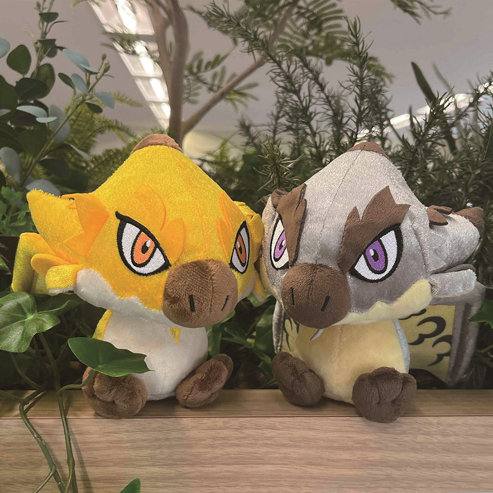 Monster Hunter Chibi Plush Silver Rathalos