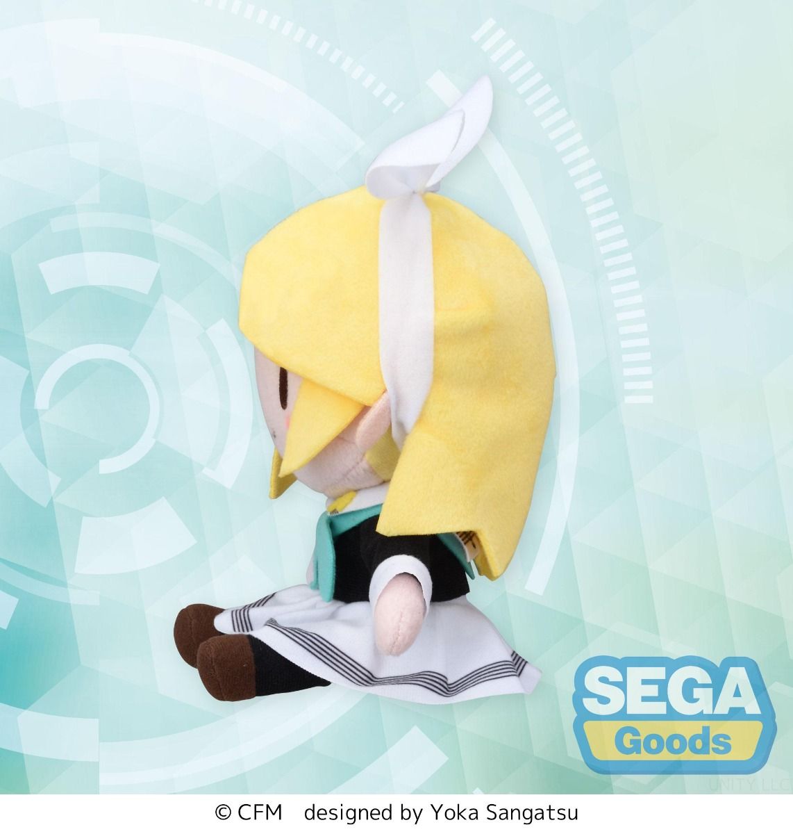 Vocaloid Kagamine Rin Uniform Ver. EX fuwa petit Hatsune Miku Series Mini Plush