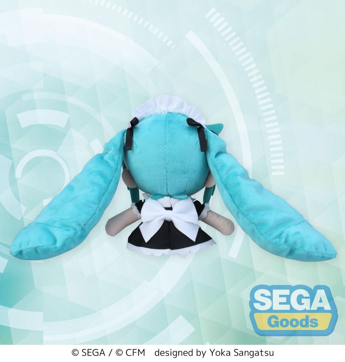 Hatsune Miku Maid Ver. EX Mini Plush - Official SEGA Vocaloid Collectible