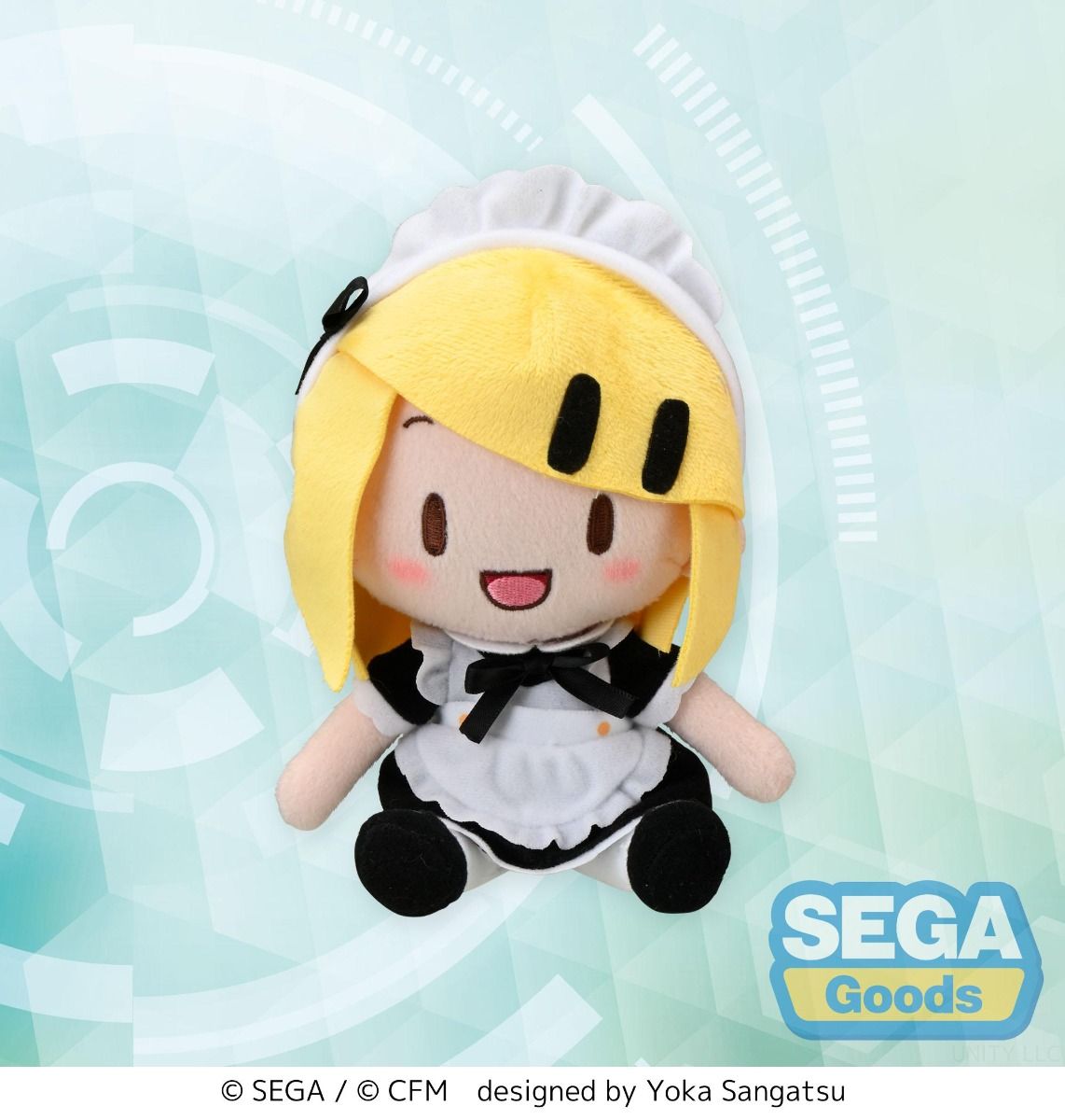 Kagamine Rin Maid Ver. EX Fuwa Petit Mini Plush - Vocaloid - SEGA Official Collectible