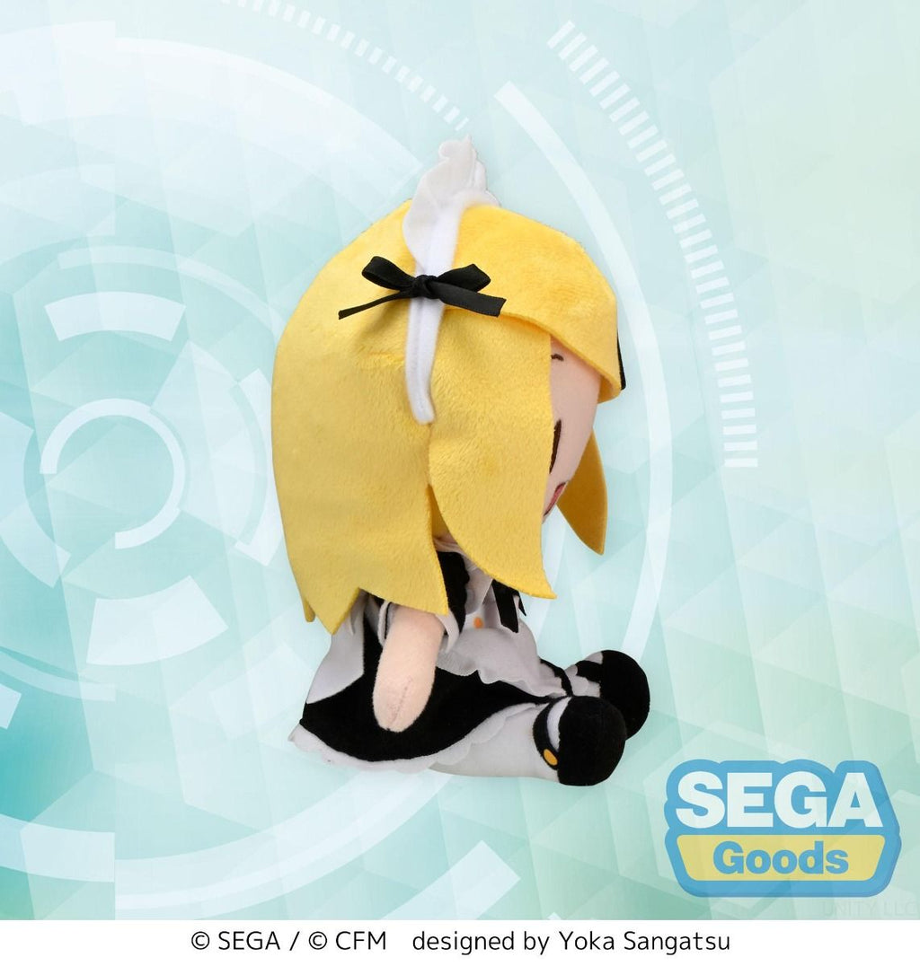 Kagamine Rin Maid Ver. EX Fuwa Petit Mini Plush - Vocaloid - SEGA Official Collectible