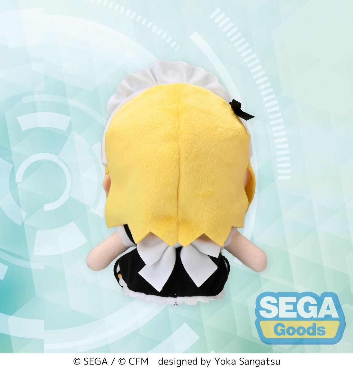 Kagamine Rin Maid Ver. EX Fuwa Petit Mini Plush - Vocaloid - SEGA Official Collectible