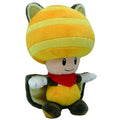 Super Mario Series Flying Squirrel Yellow Toad Plush, 9"