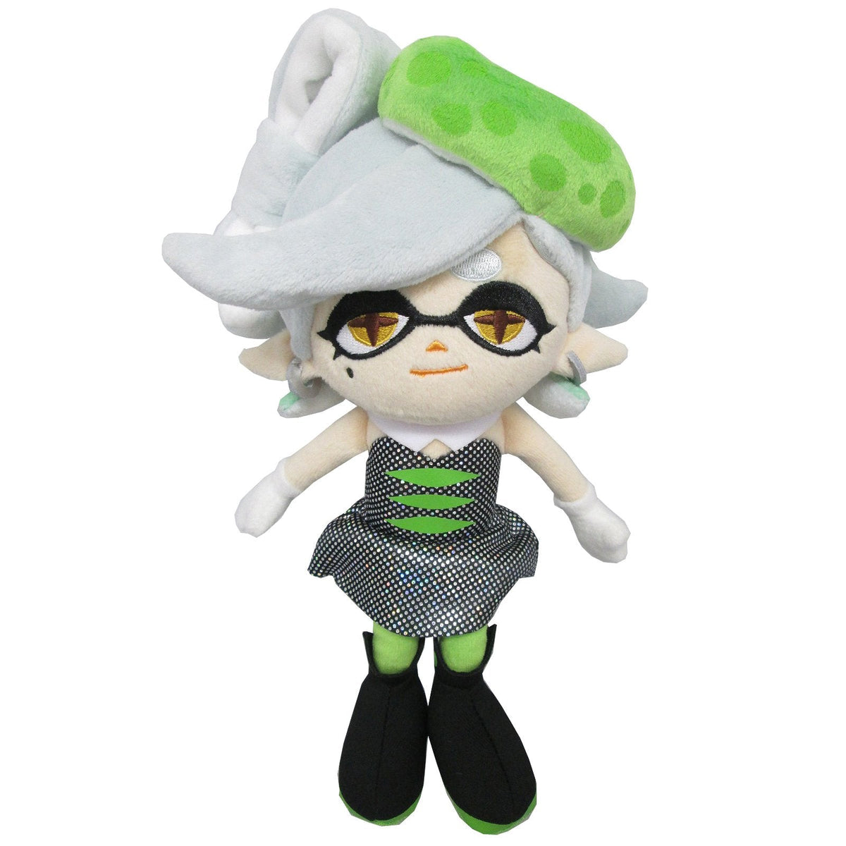 Splatoon Squid Sister Marie Green Plush, 10"