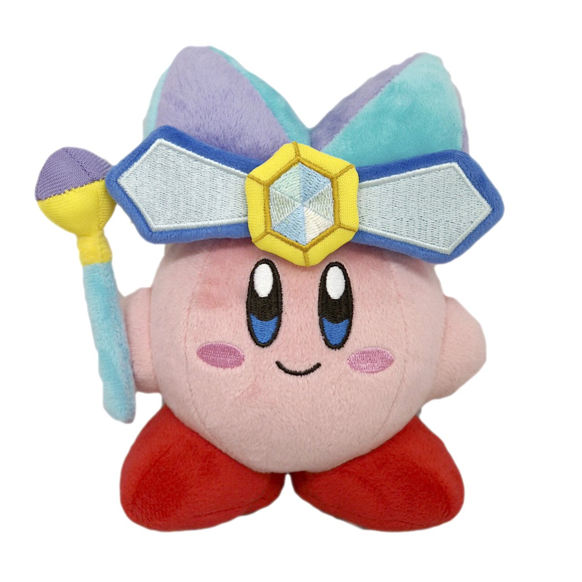 Little Buddy Kirby's Adventure All Star Mirror Jester Kirby 6" Plush - Official Nintendo