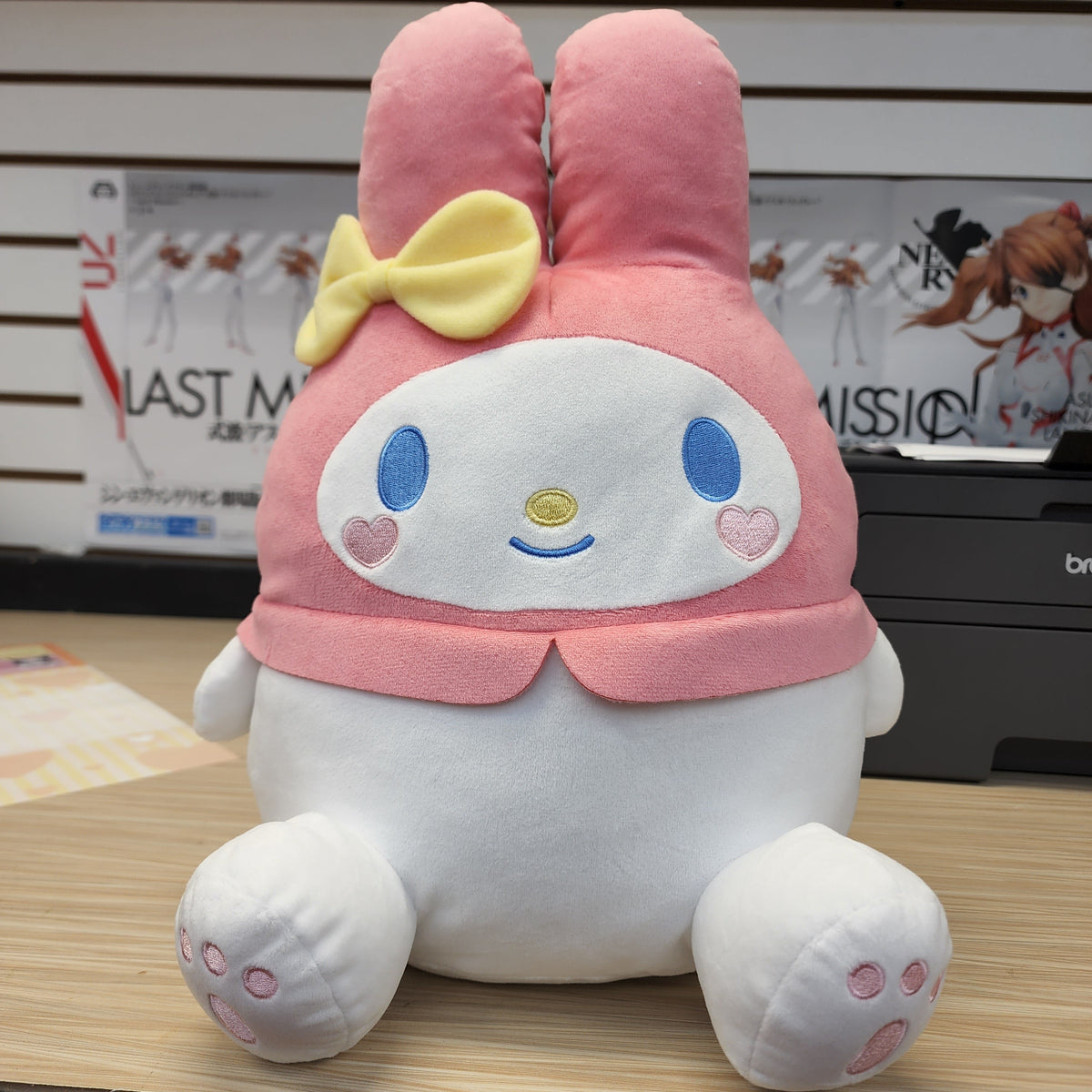 Sanrio Characters Sitting BIG Plush, 10.6" My Melody