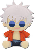 Jujutsu Kaisen Satoru Gojo Casual Outfit Sitting Plush – Official Anime Collectible
