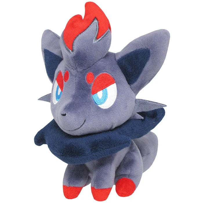 Pokémon All Star Collection Zorua Plush 7" | Official San-Ei Stuffed Toy