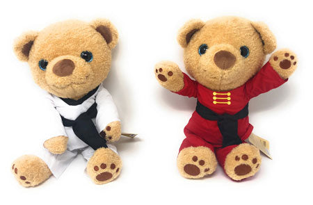 Kawaii Animal & Friends – Kung Ku Bear 14" Poseable Plush | Cute Kawaii Stuffed Animal