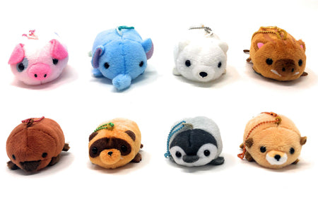 Kawaii Zoo Animal Friends 1.5" Mini Strip Plush