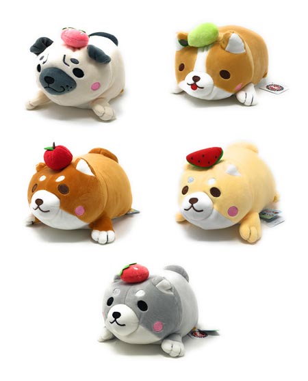 Kawaii 17" Scooshin Dog Gang Marshmallow Plush