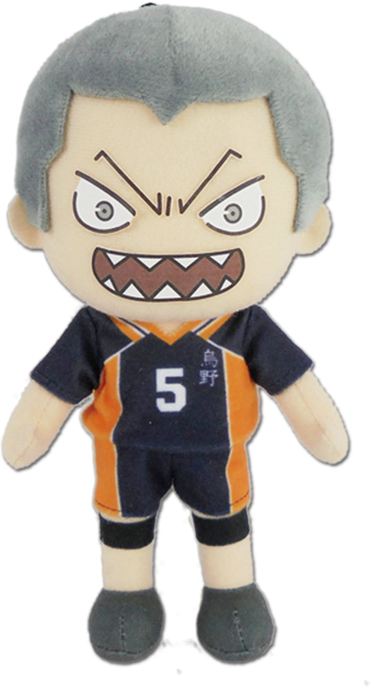 Haikyu!! Ryunosuke Tanaka Plush 8 Inch - Official Anime Collectible