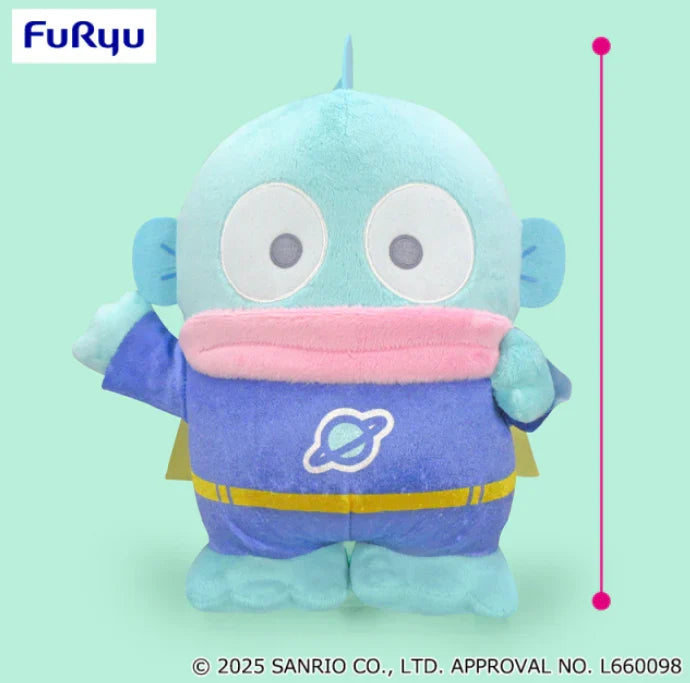 Sanrio Hangyodon Anniversary Hero Costume Plush 13.8" - Limited Edition Big Plush Toy