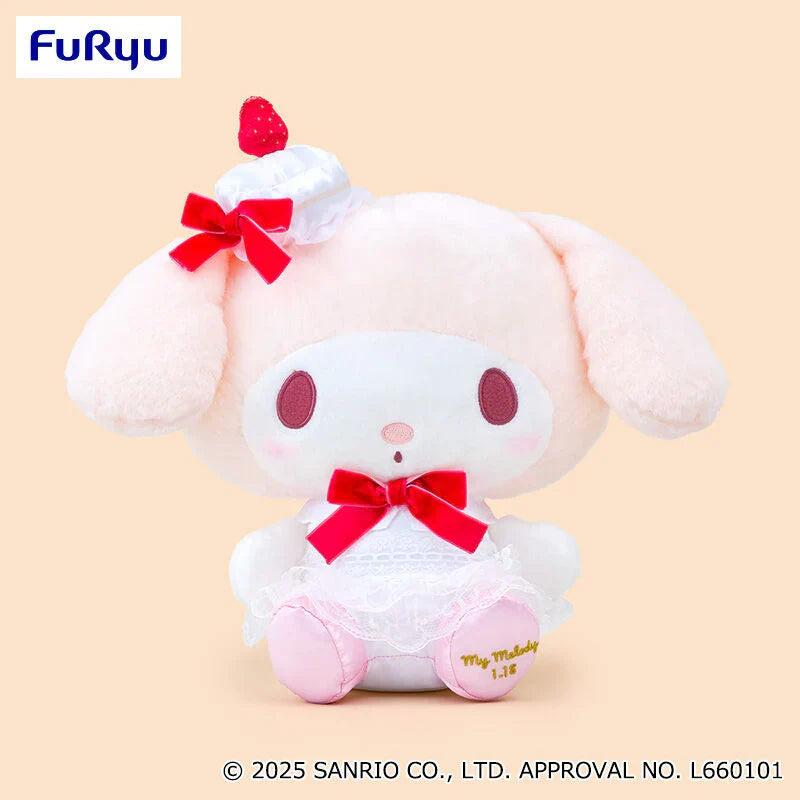 Sanrio My Melody Anniversary Shortcake BIG Plush, 12.2"