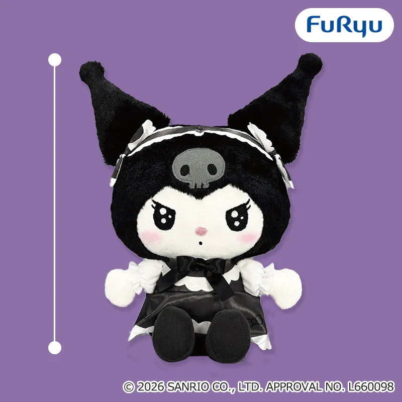 Sanrio Kuromi Lolita Mood BIG Plush, 12.2"