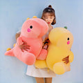 Gigantic Plumpy Colorful Fluffysaurus Dinosaur Plushie