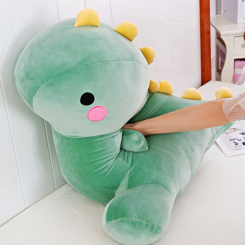 Gigantic Plumpy Colorful Fluffysaurus Dinosaur Plushie