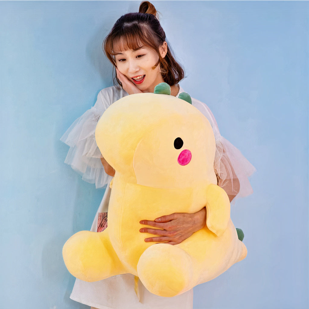 Gigantic Plumpy Colorful Fluffysaurus Dinosaur Plushie