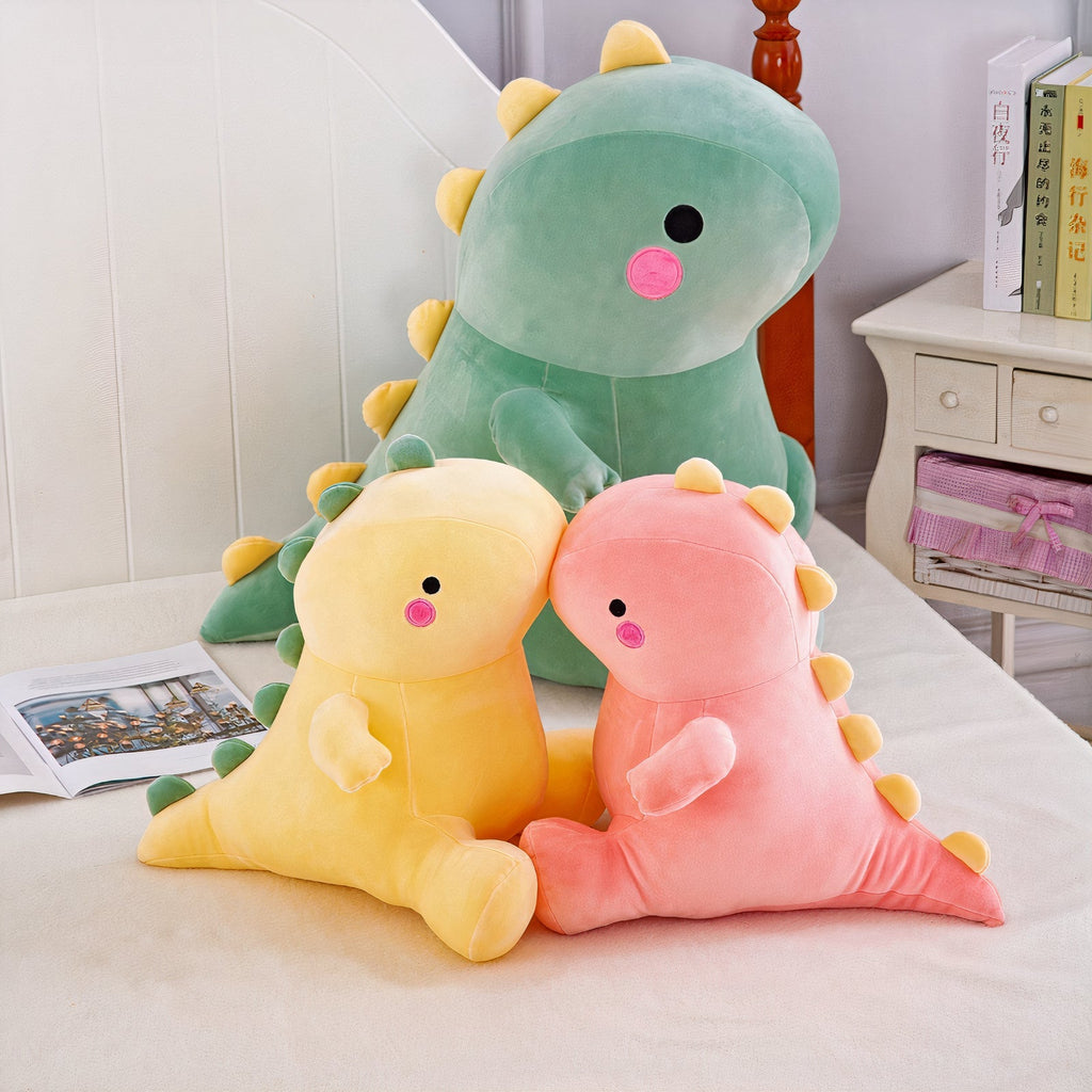 Gigantic Plumpy Colorful Fluffysaurus Dinosaur Plushie