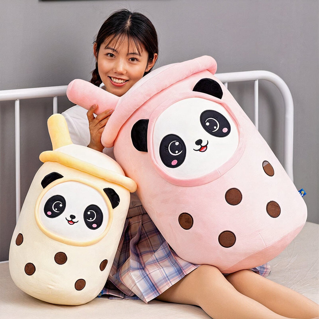 Gigantic Plumpy Panda Bubble Tea Plush