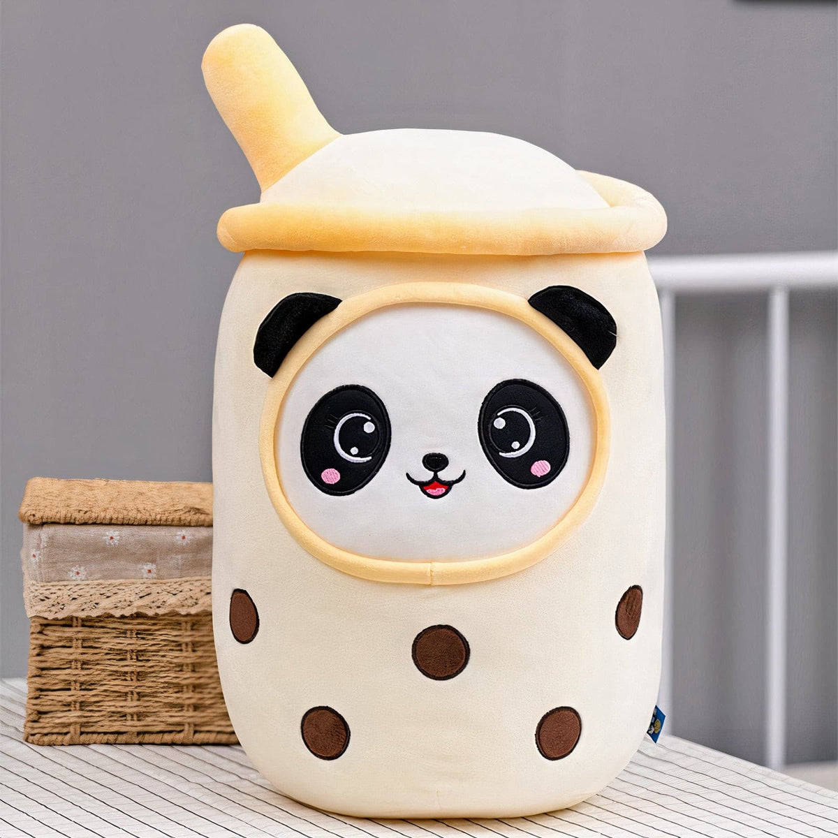 Gigantic Plumpy Panda Bubble Tea Plush