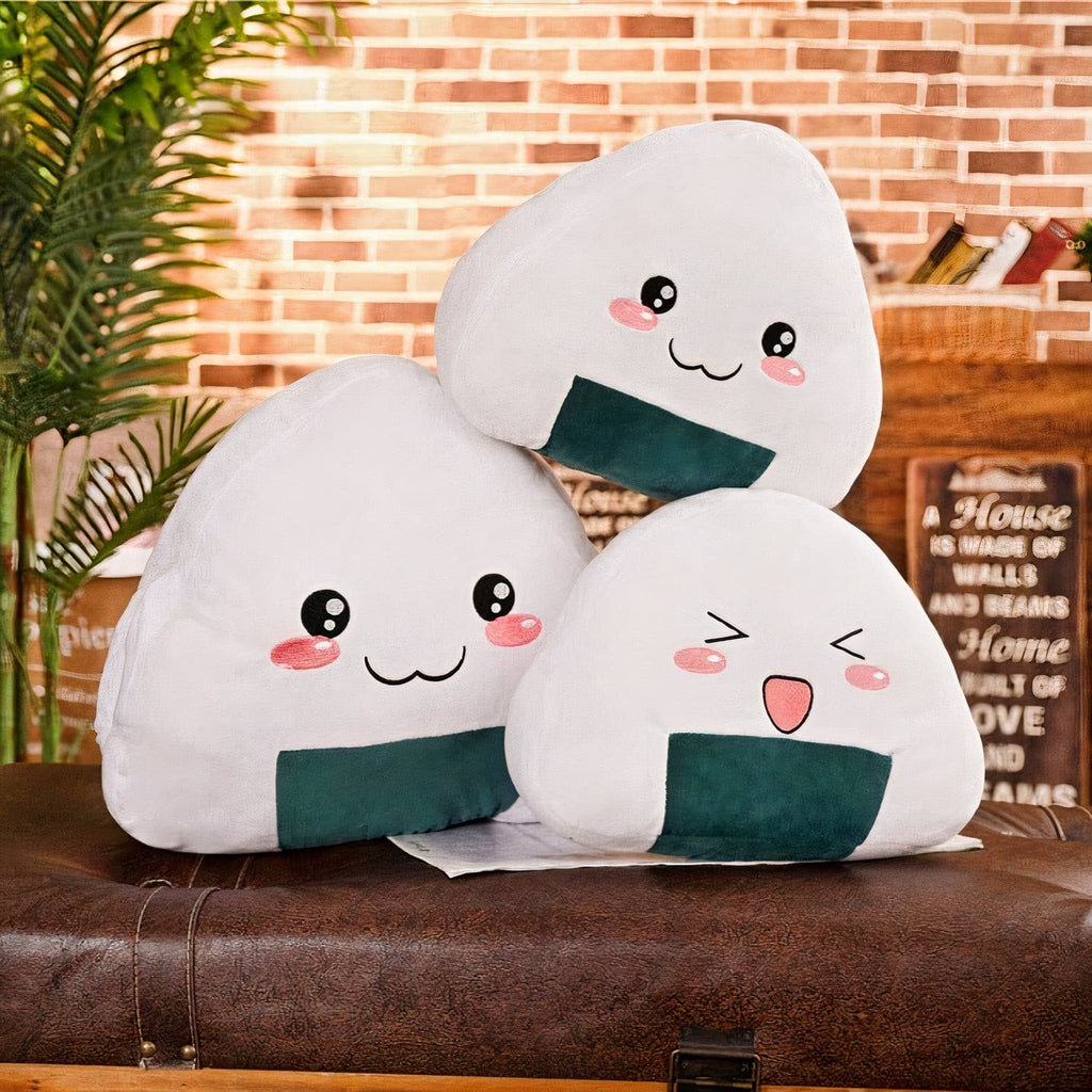 Large Plumpy Kawaii Rice Ball Plushie