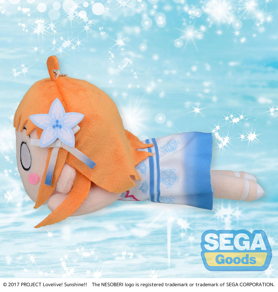 Love Live! Sunshine!! Nesoberi Lay-Down Plush Set – 2nd Years “smile smile ship Start!” (All 3) | SEGA