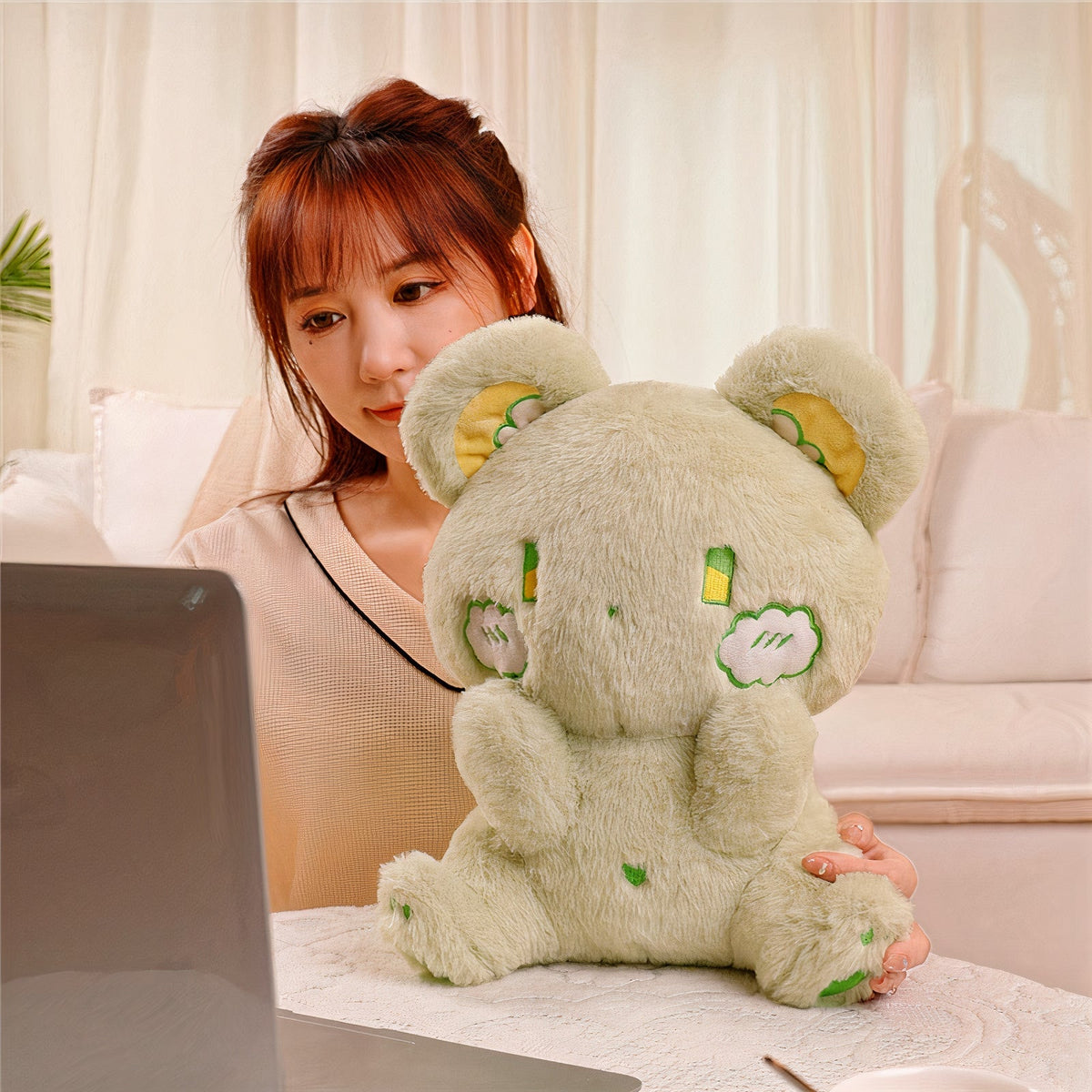 Medium Plumpy Soft Rabbit Plushie