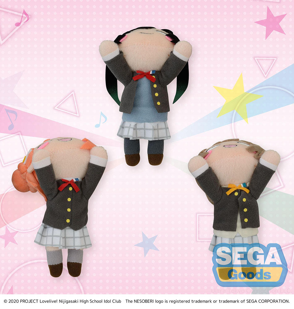 Love Live! Nijigasaki High School Idol Club Nesoberi Mini Plush – Winter Uniform Style Vol. 1 (Set of 3) | SEGA