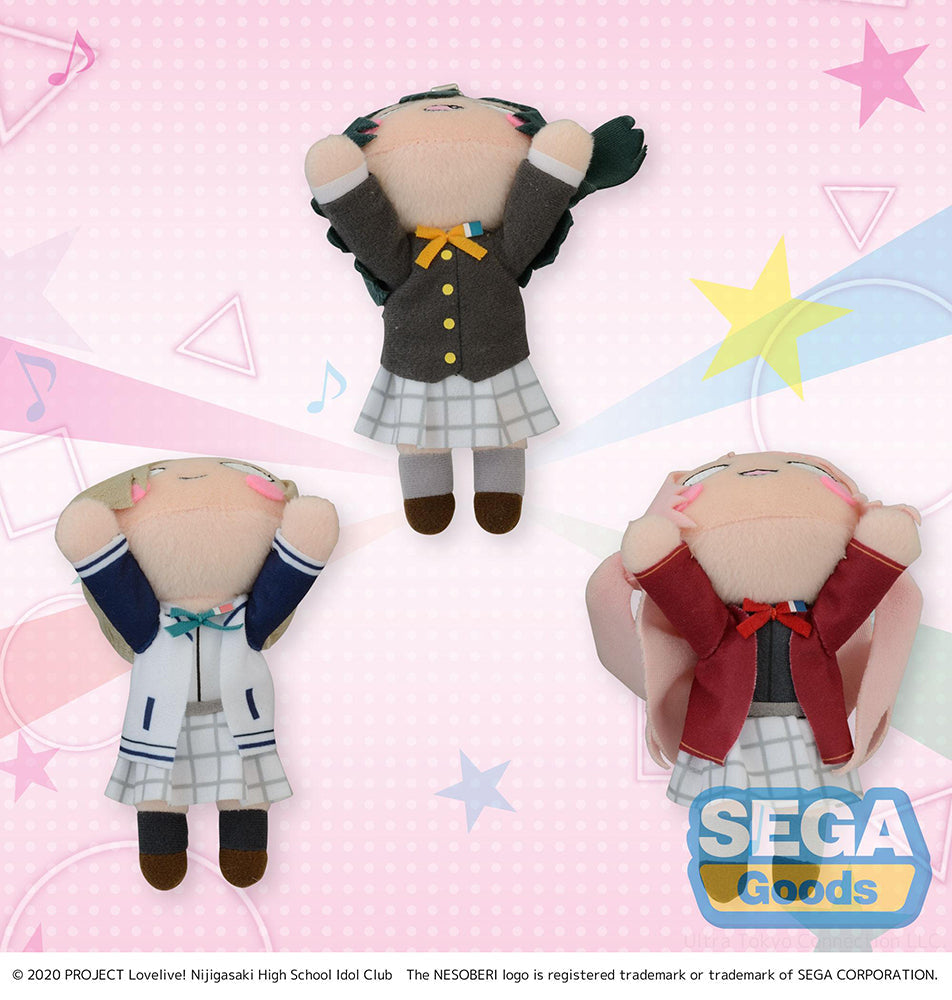 Love Live! Nijigasaki High School Idol Club Nesoberi Mini Plush – Winter Uniform Style Vol. 4 (Set of 3) | SEGA