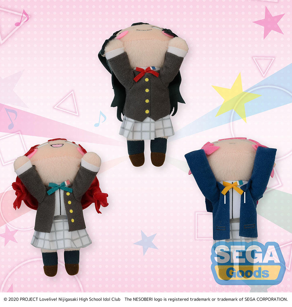 Love Live! Nijigasaki High School Idol Club Nesoberi Mini Plush – Winter Uniform Style Vol. 3 (Set of 3) | SEGA