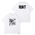 SKZ World Tour RUN IT Printed Short-sleeved T-shirt
