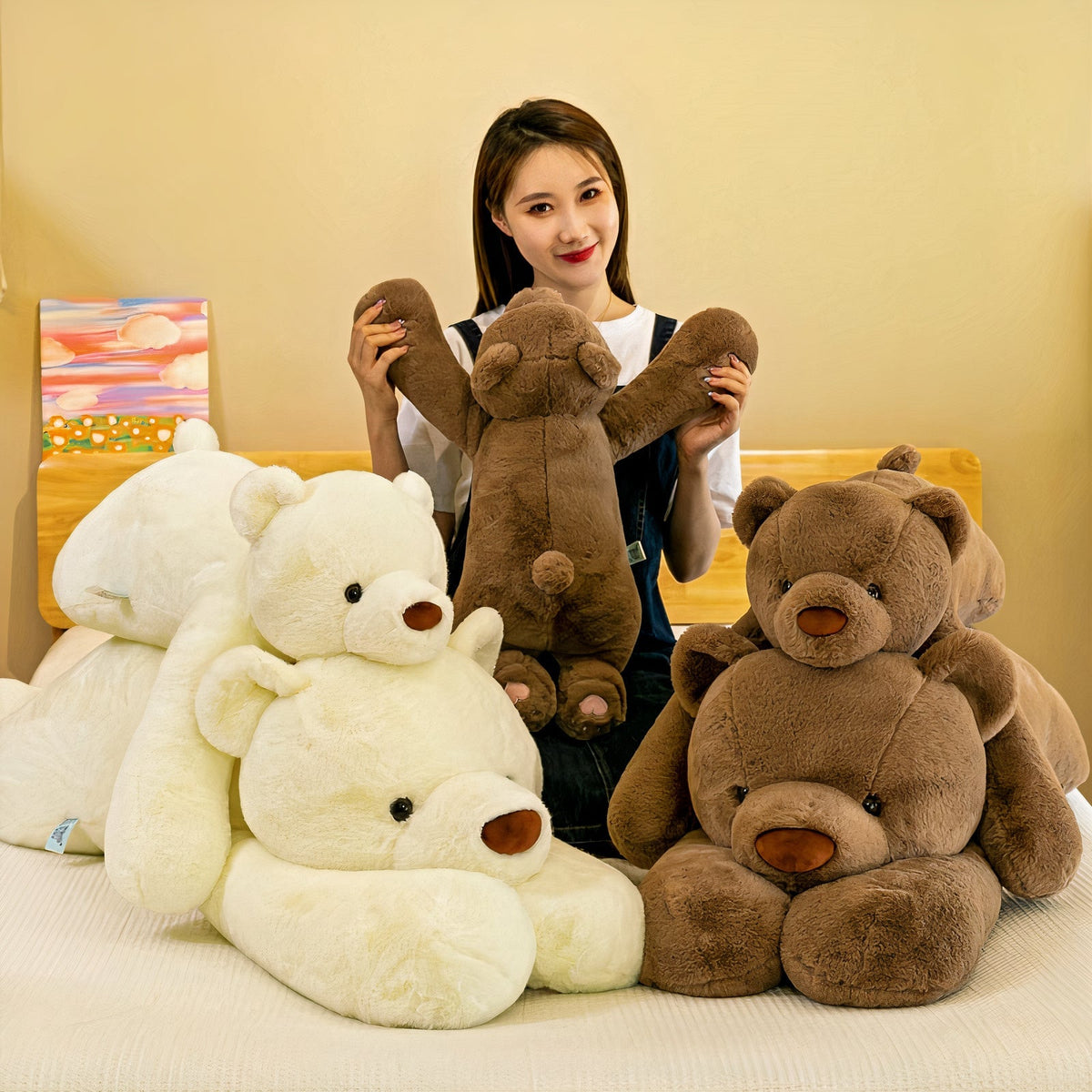 Plumpy Arthur and Ellie Teddy Bear Plushie