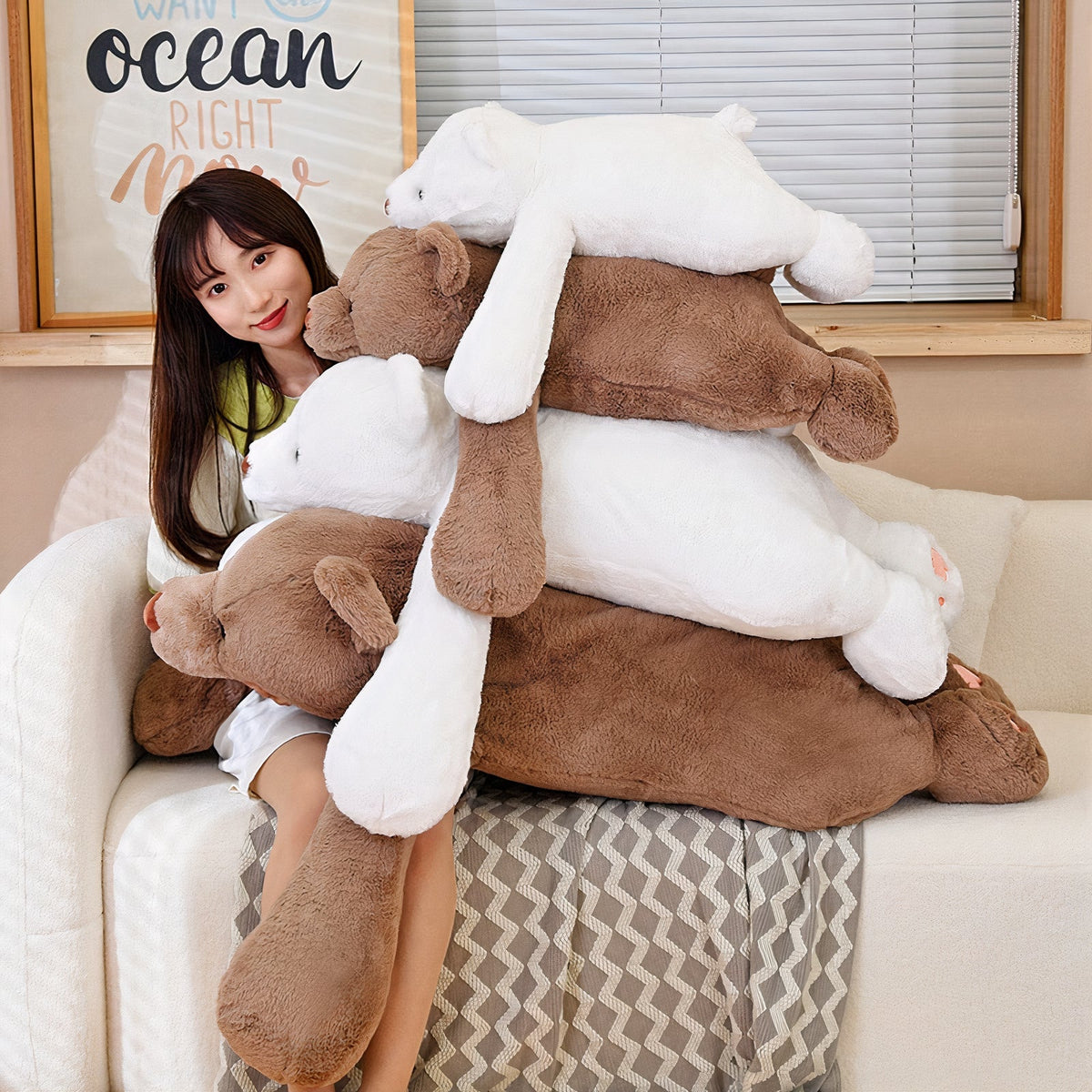 Plumpy Arthur and Ellie Teddy Bear Plushie