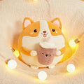 Plumpy Corgi Bubble Tea Plushie