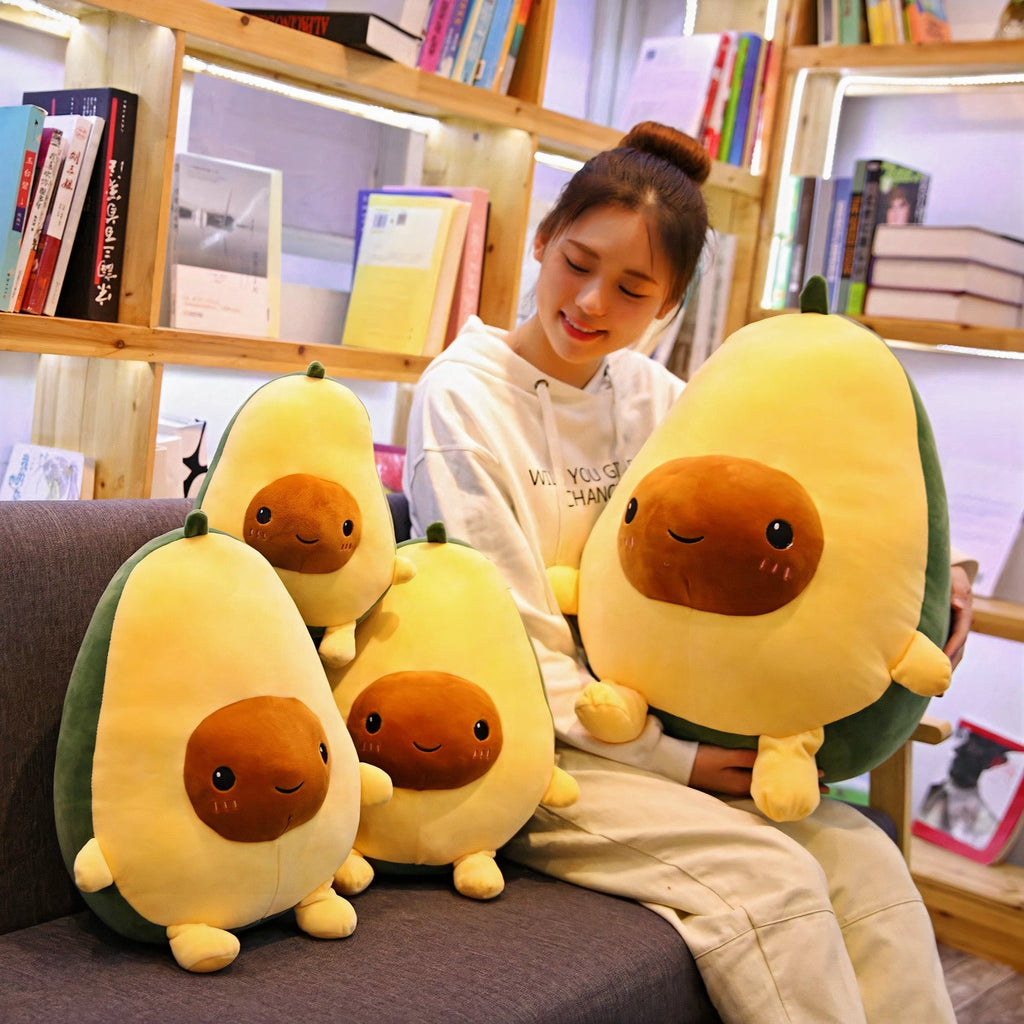 Large Plumpy Happy Avocado-kun Plushie