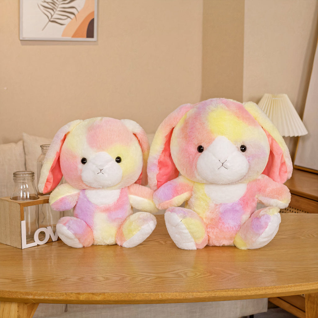 Plumpy Hopper the Colorful Bunny Plushie
