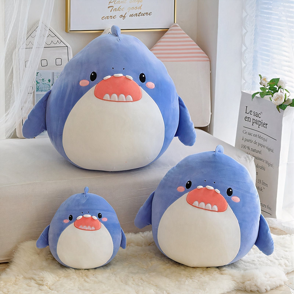 Plumpy Jaws the Squishy Shark Plushie