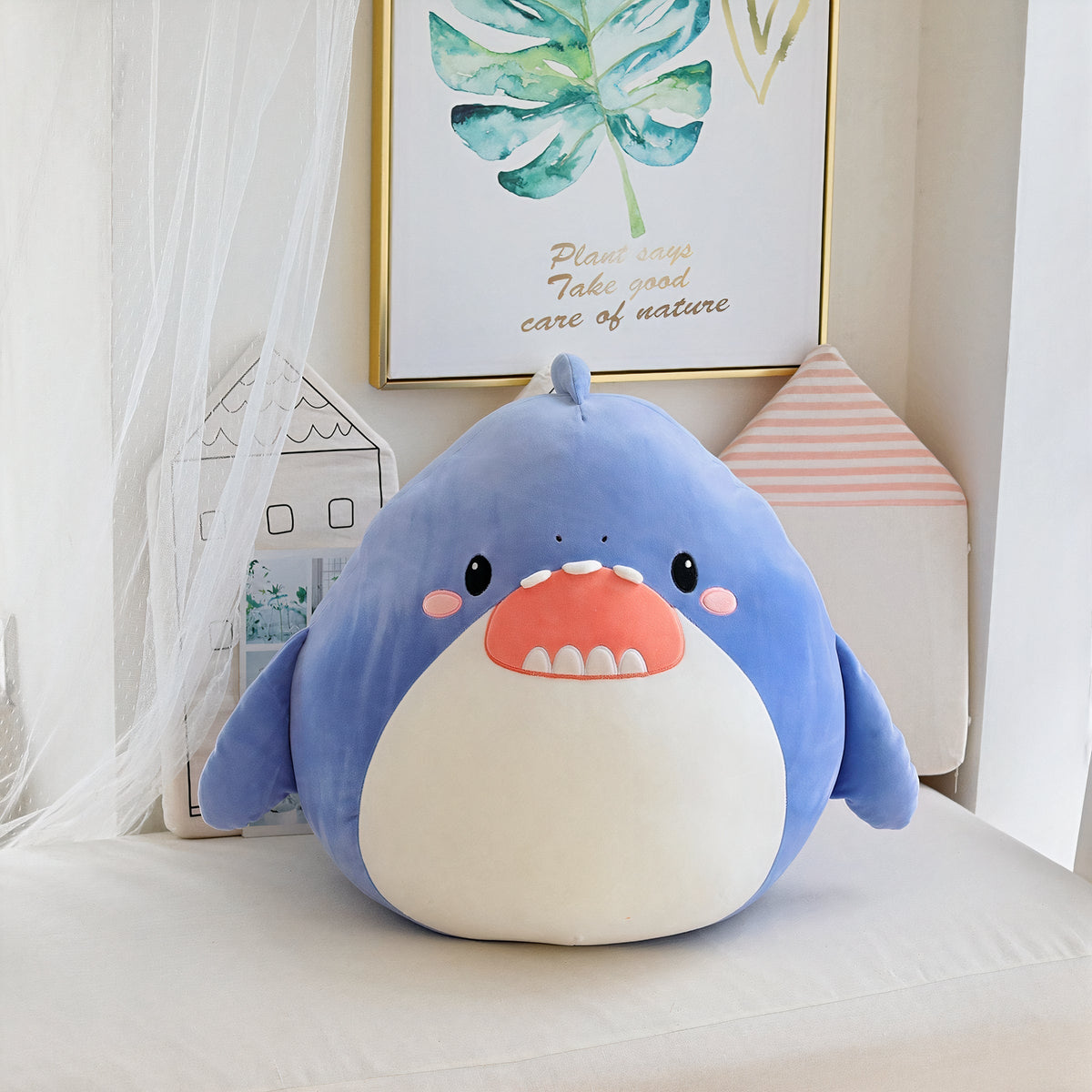 Plumpy Jaws the Squishy Shark Plushie