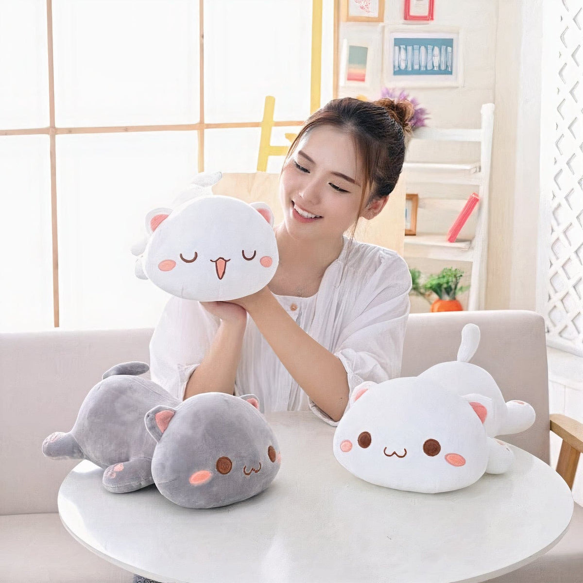 Gigantic Plumpy Kawaii Emiko-chan Cat Plushie