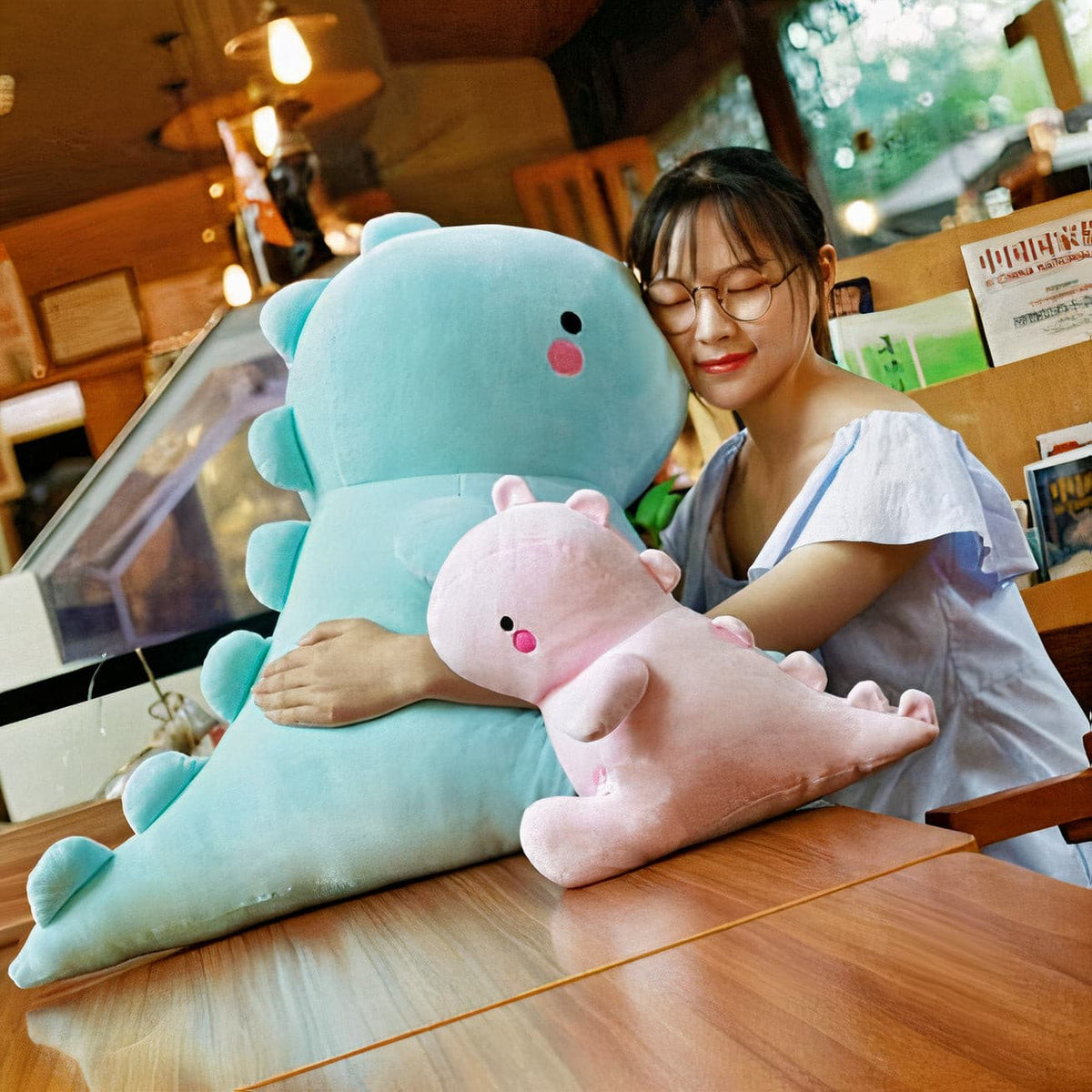 Gigantic Plumpy Kawaii Fluffysaurus Dinosaur Plushie