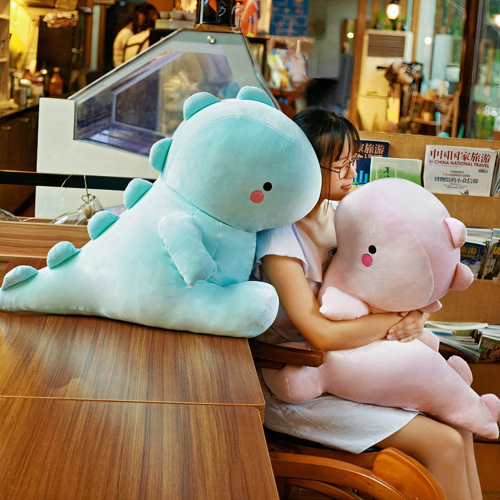 Gigantic Plumpy Kawaii Fluffysaurus Dinosaur Plushie