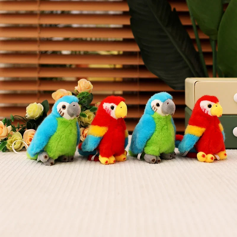 Adorable and Vibrant Parrot Plush Toy