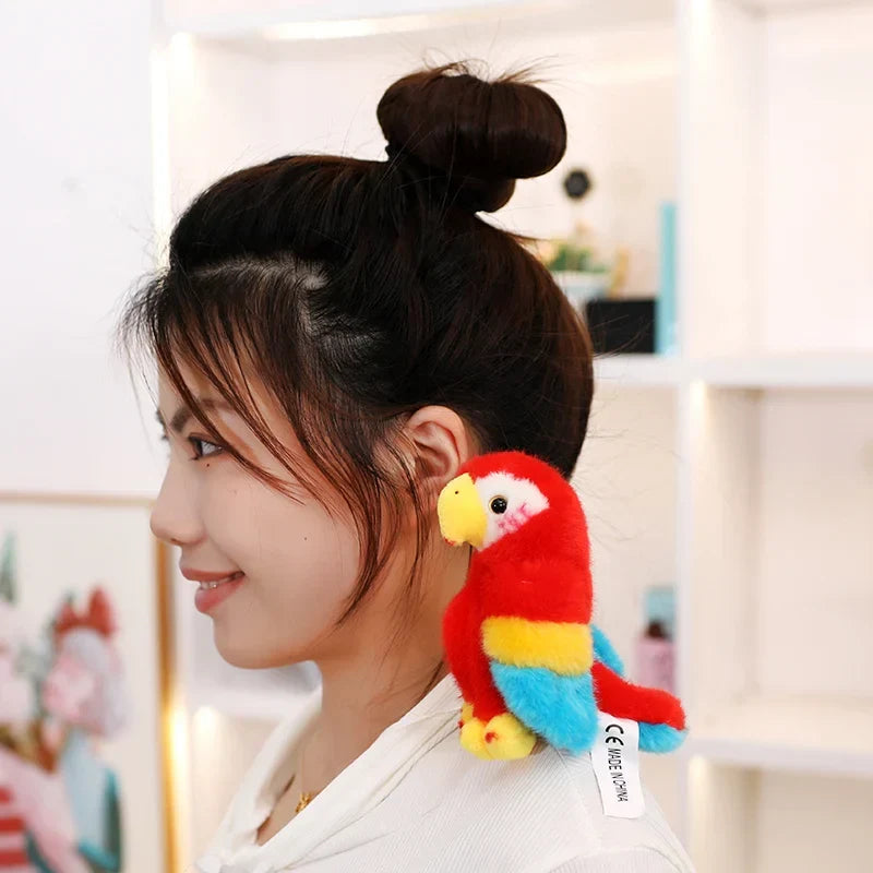 Adorable and Vibrant Parrot Plush Toy