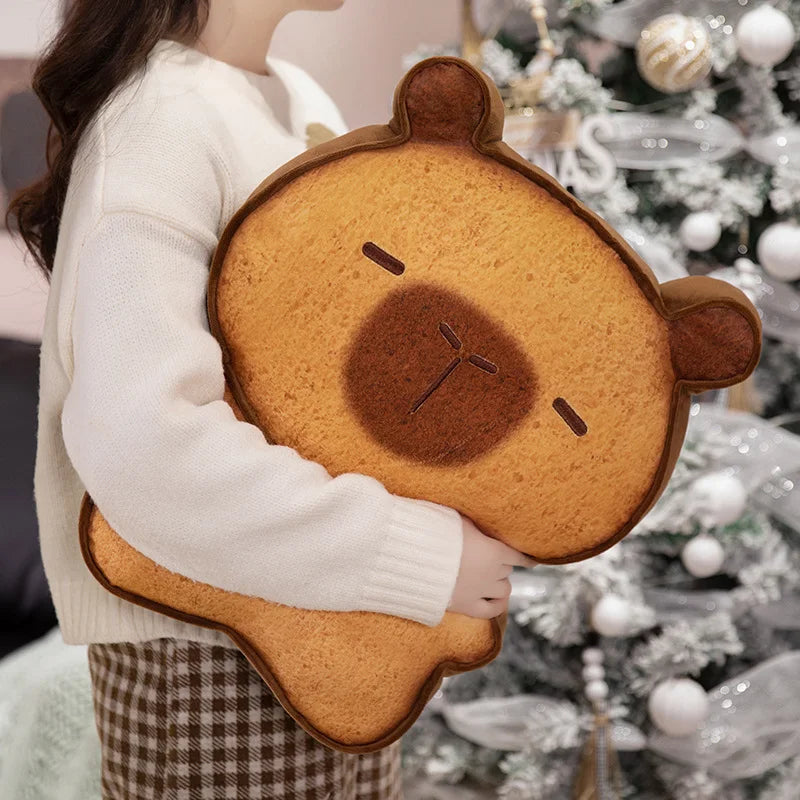 Adorable Toasted Plushies: Capybara Bread Cookie Cuddles