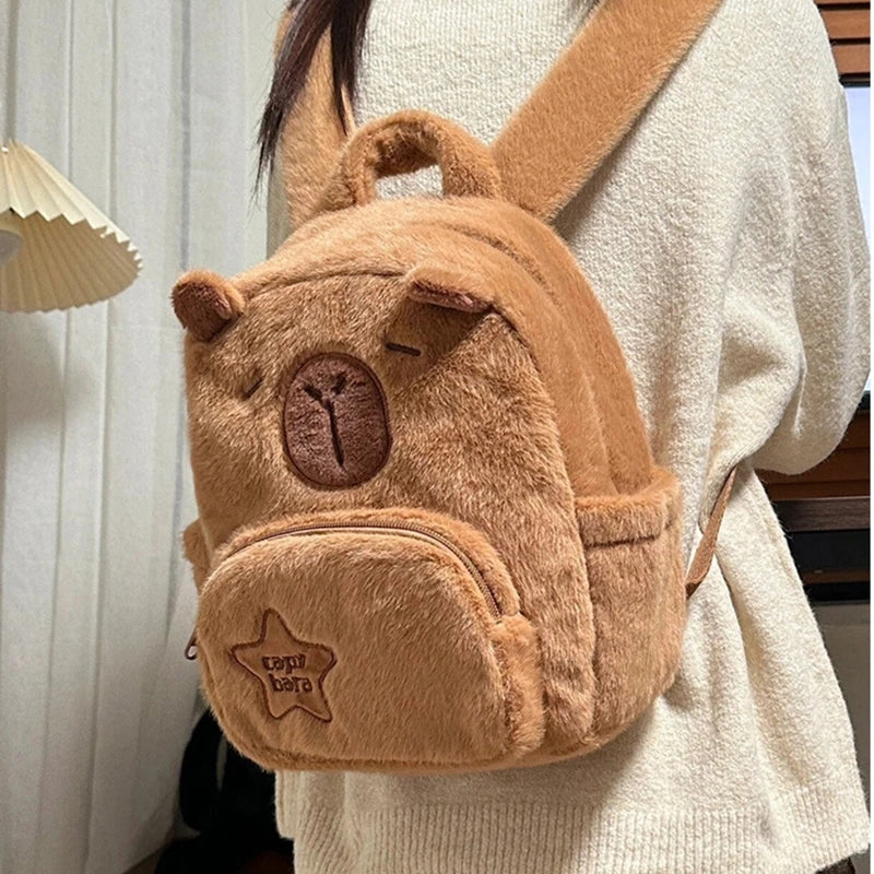 Adorable Capybara Plush Backpack for Ultimate Cuteness!