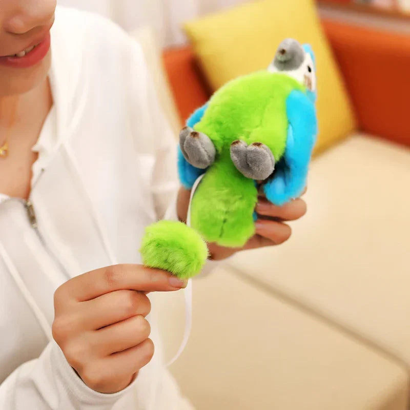 Adorable and Vibrant Parrot Plush Toy