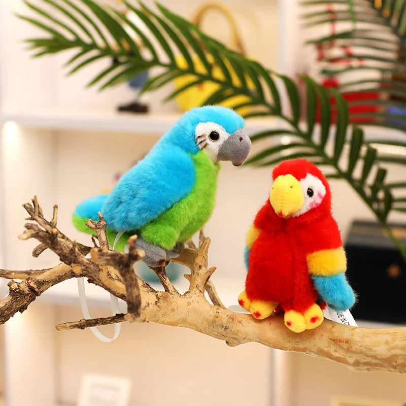 Adorable and Vibrant Parrot Plush Toy