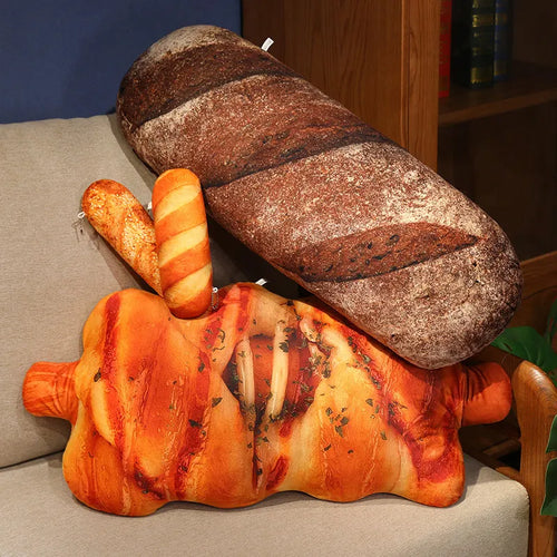 2024 Collection: Adorable Long Baguette Bread Plushies!